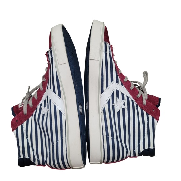 Unisex Converse‎ Con Pro Leather Skate Sneakers Striped Men 10.5 Women 12 Grunge - Picture 5 of 9